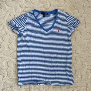 Ralph Lauren | striped | blue and white | shirt